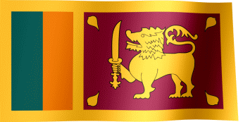 Sri Lanka Animated Flag